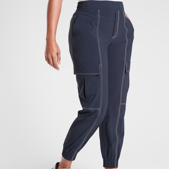 NWOT Athleta Chelsea Utility Jogger navy blue - Picture 4 of 12